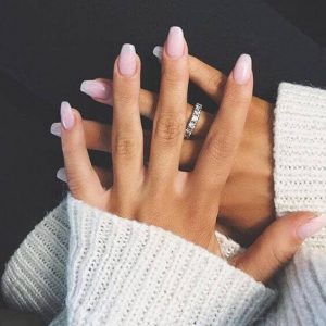 Sweater Weather Neutral Long Nude Pink Nails