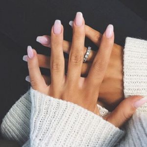 Clean and Simple Long Fake Nails