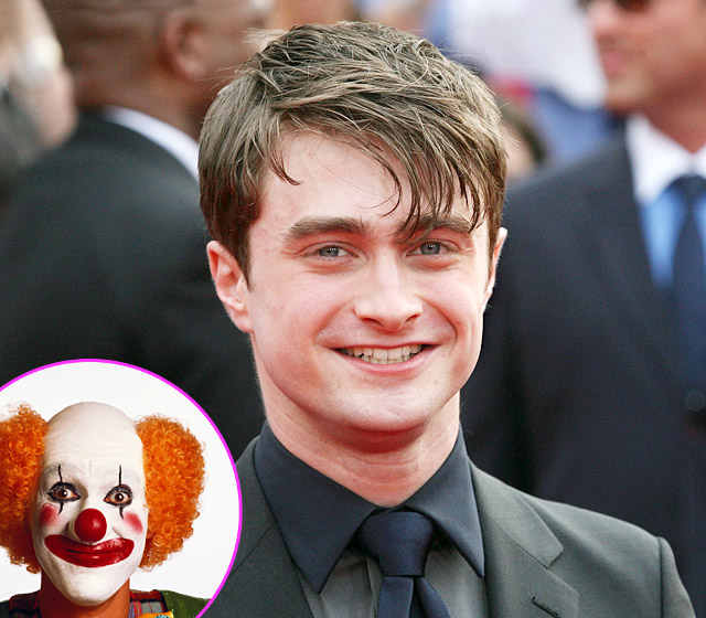 Daniel Radcliff The Harry Potter Actor Has a Fear of Clowns