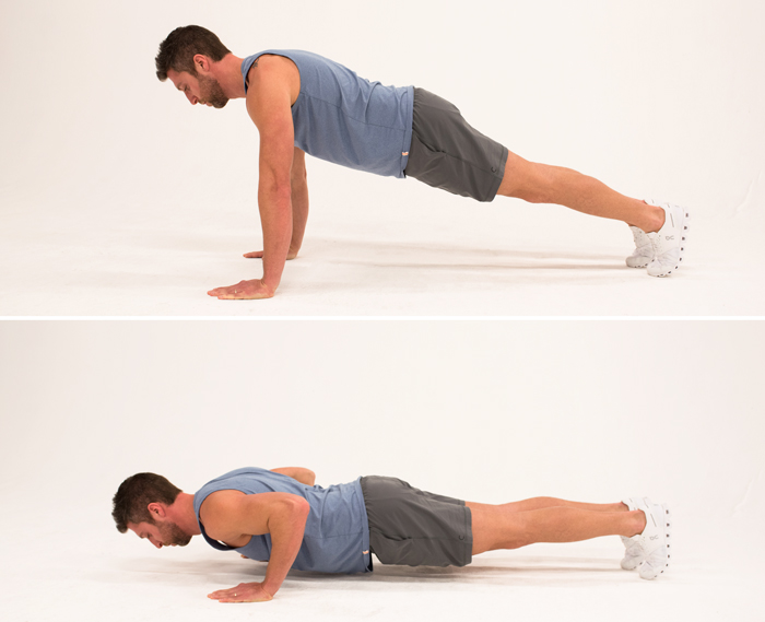 Press-Ups. Workout to Build a Bigger Chest