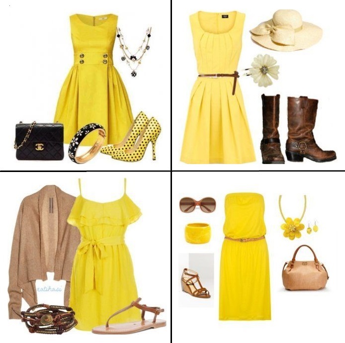 Illuminating Yellow. Summer Wear Dresses