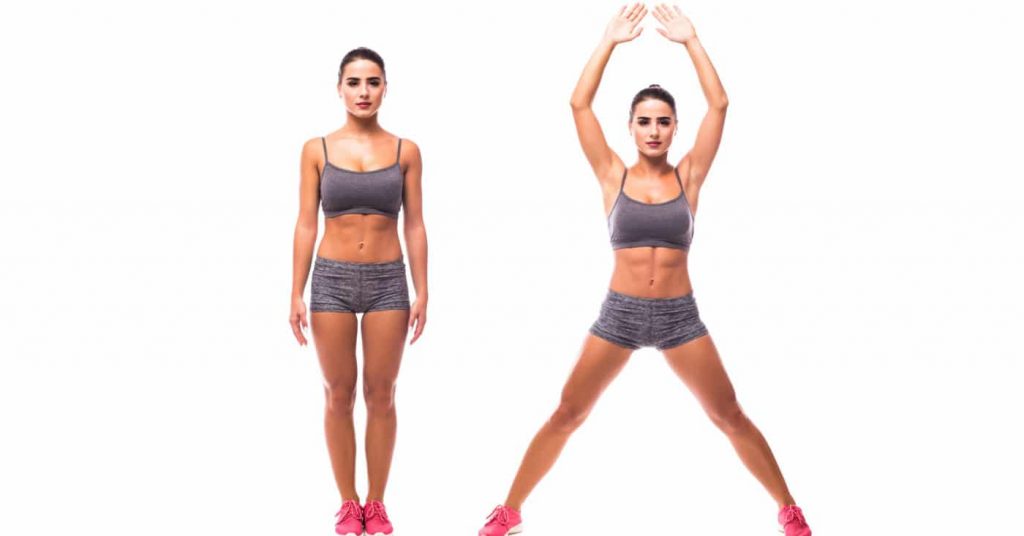 Jumping Jacks. Ways to be Motivated to Workout