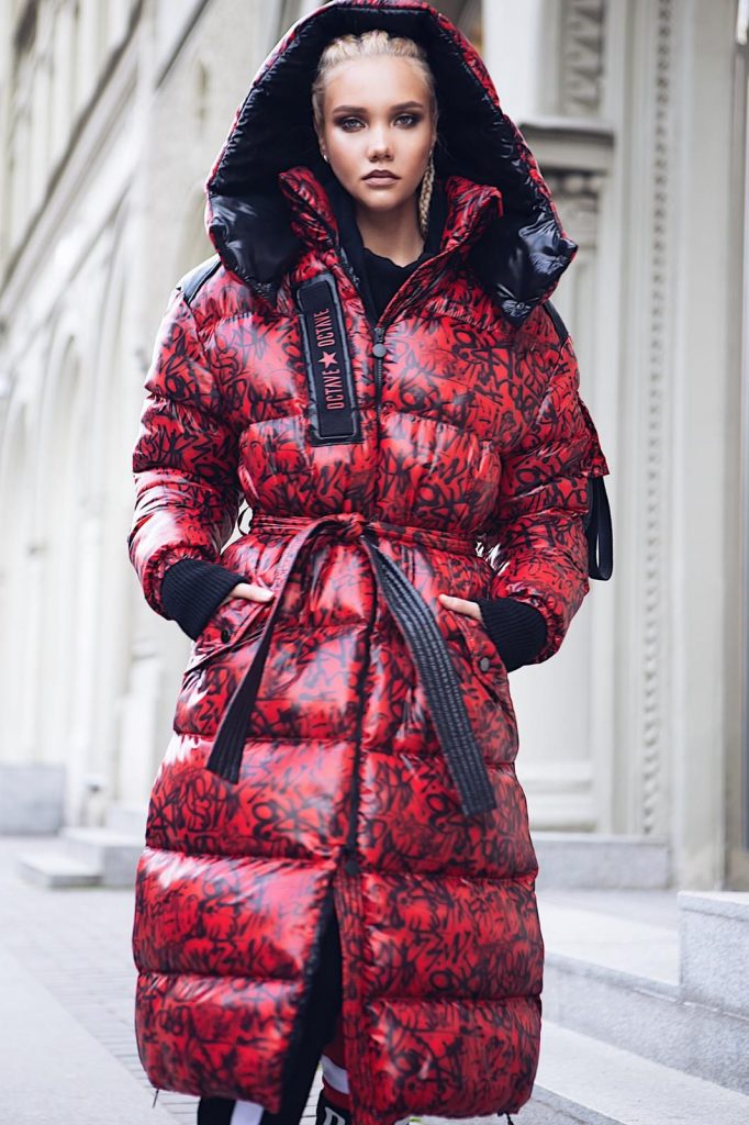 Winter Wear Fashion Clothes. Sporty-Chic Parka