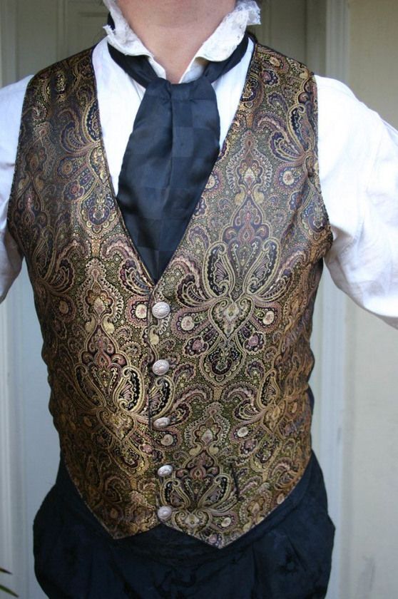 A Proper Steampunk Vest . Steampunk Western Clothing 