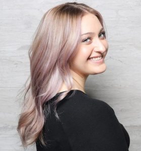 Purple-Painted Blonde