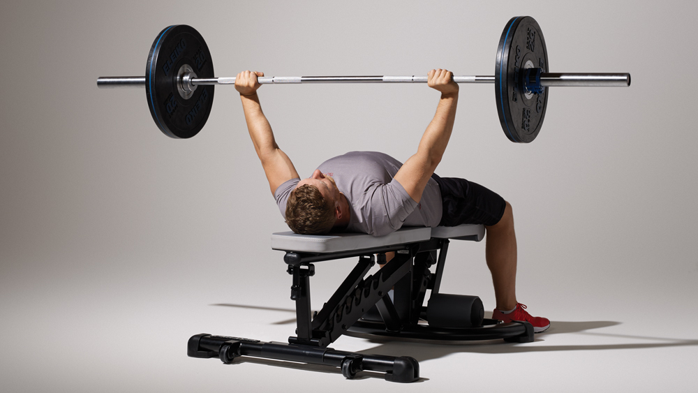 Barbell Bench Press. Workout to Build a Bigger Chest