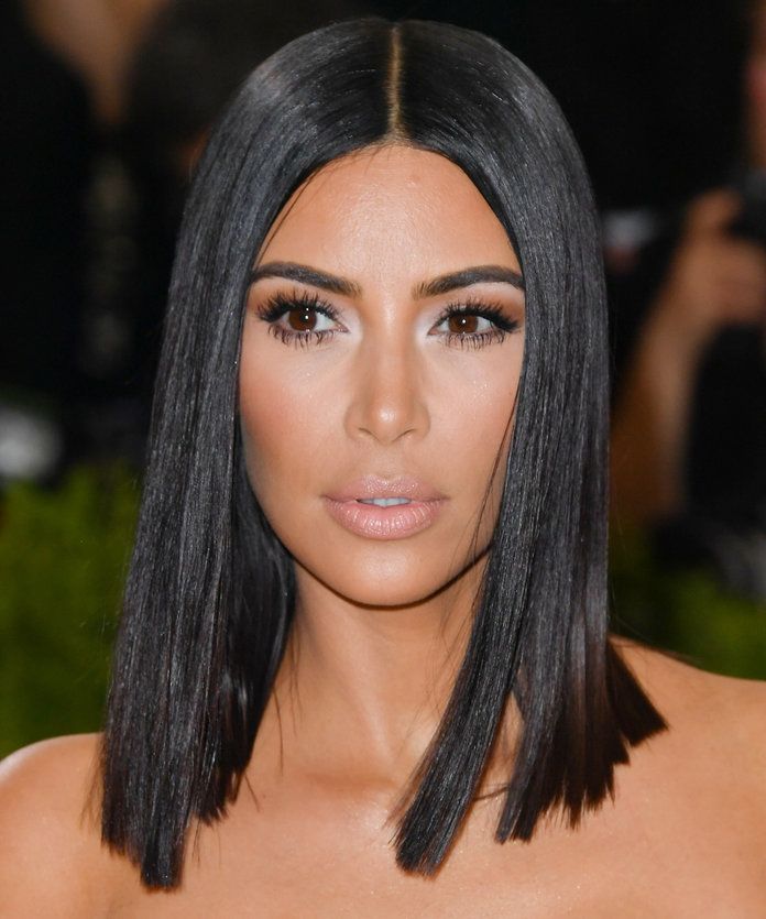 Kim Kardashian Lob Haircut. Celebrity Bob Haircuts 2021