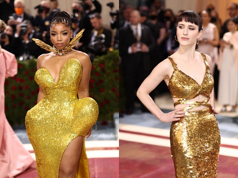 Gold-Gilt Dresses